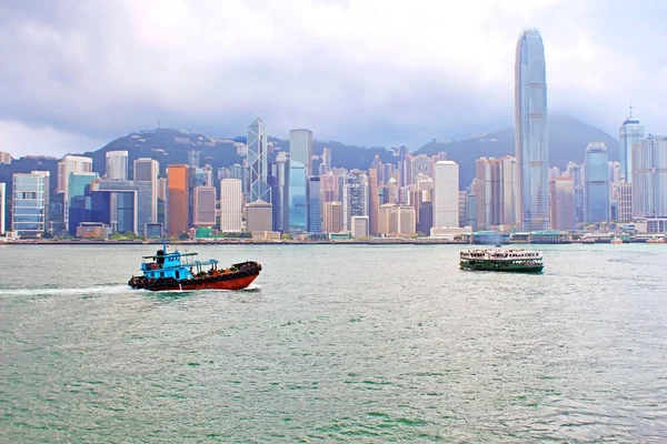 Isla de Hong Kong desde Kowloon — Foto de Stock