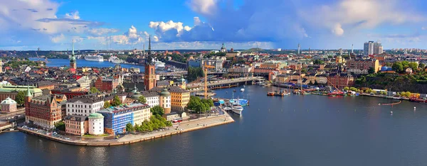 Panorama Cidade Estocolmo Suécia Cidade Velha — Fotografia de Stock