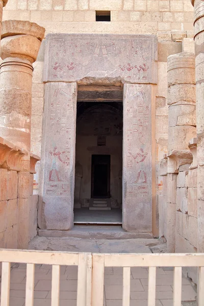 Entrada Palacio Hatshepsut Luxor Egipto — Foto de Stock