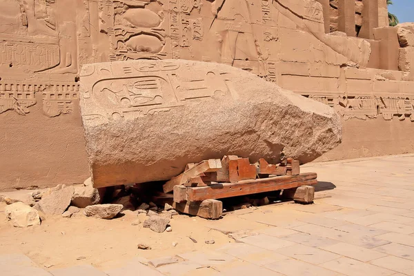 Ruinas Los Templos Karnak Antigua Tebas Egipto — Foto de Stock