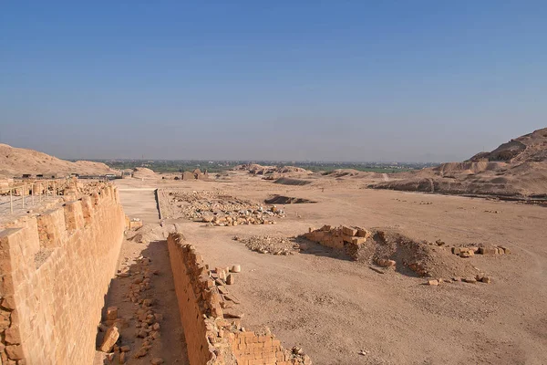 Vista Desde Palacio Hatshepsut Luxor Egipto — Foto de Stock