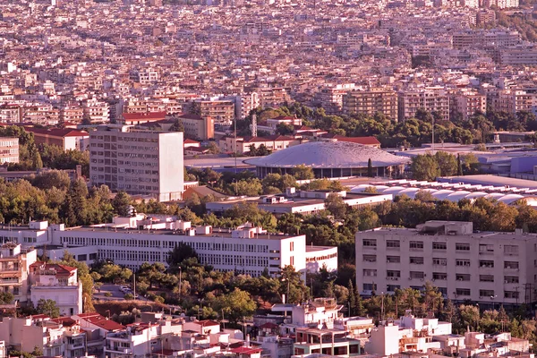 ギリシャテッサロニキの街の空中ビュー — ストック写真