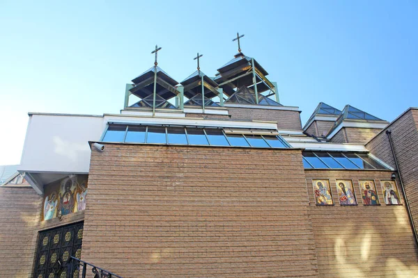 Grekisk Katolska Kyrkan Basilika Kiev Ukraina — Stockfoto