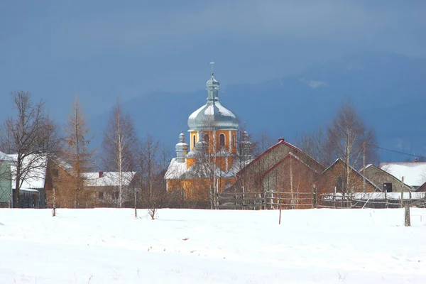 Greek Catholic Church Village Pnyv Nadvirna Carpathian Region Ivano Frankivsk — Stock Photo, Image