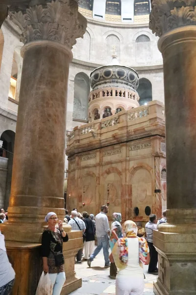Jerusalem Israel September 2017 Interior Church Holy Sepulchre According Traditions —  Fotos de Stock