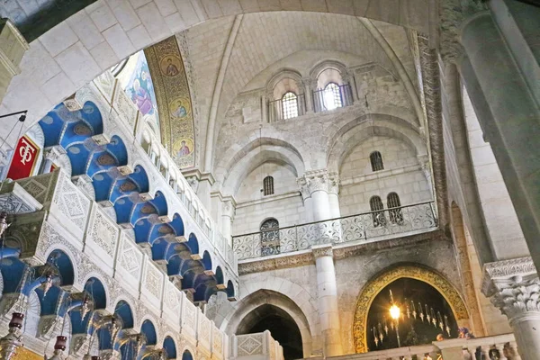 Jerusalem Israel September 2017 Interior Church Holy Sepulchre According Traditions — Fotografia de Stock