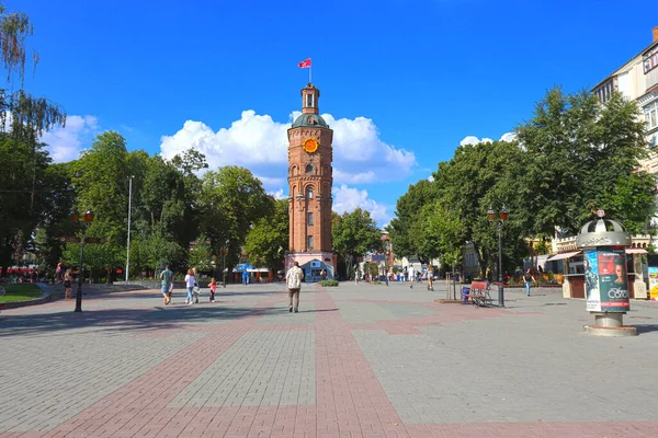 Vinnytsia Ukraine August 2022 View European Square Tower — Stockfoto