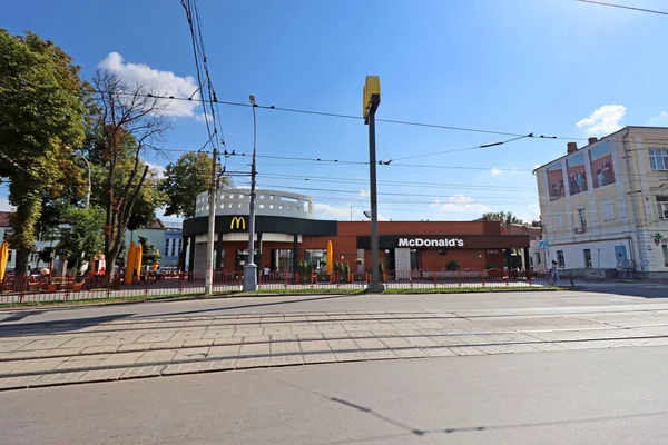Vinnytsia Ukraine August 2022 View Mcdonald Restaurant Mcdonald Restaurants Closed — Foto de Stock