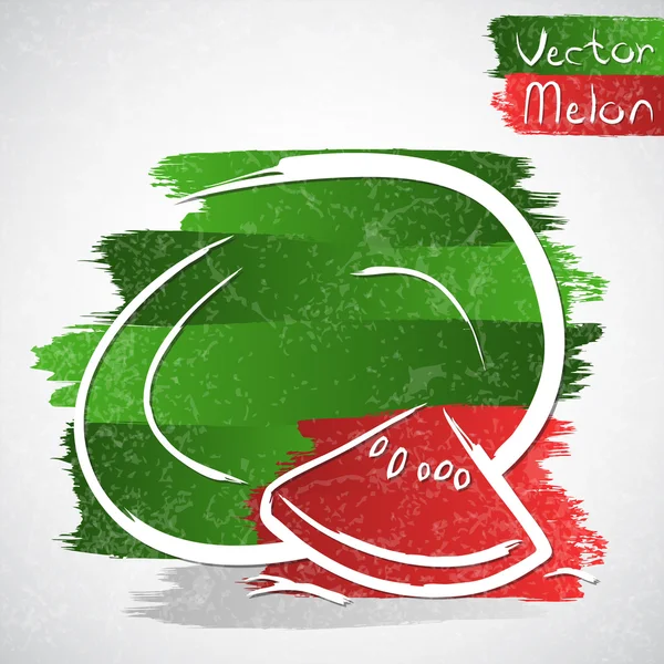 Melon - Stok Vektor