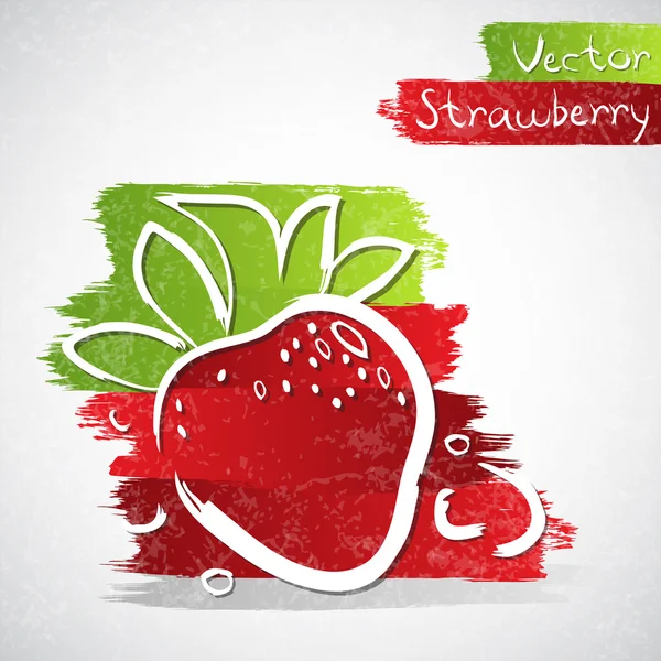 Strawberry — Stock Vector