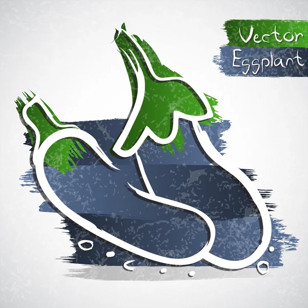 Eggplant — Stock Vector