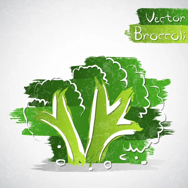 Broccolo — Vettoriale Stock