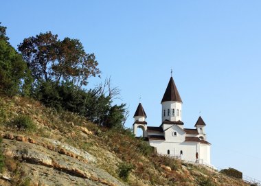 kilise ile peyzaj