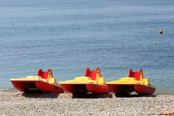 Strand catamarans — Stockfoto