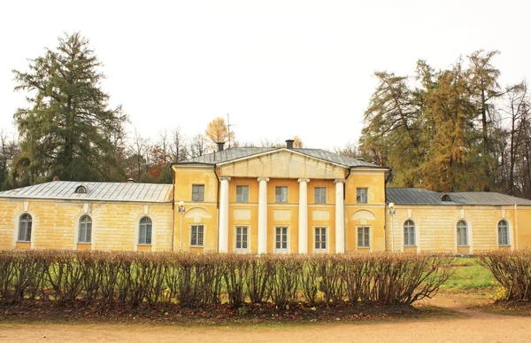 Facsde of the old-time palace in the evening — Stock Photo, Image