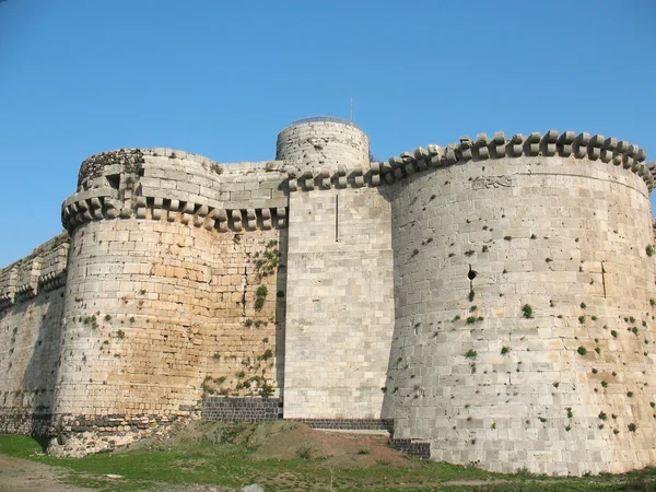 中世纪的十字军堡垒 — 图库照片
