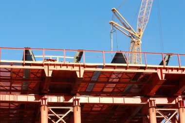 üst geçit inşaatı