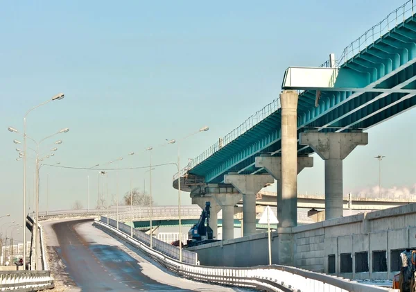 Byggandet av överfart — Stockfoto