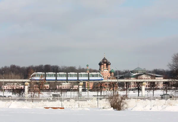 Monorail v Moskvě — Stock fotografie