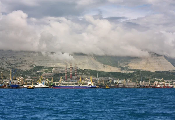 Panorama portu — Zdjęcie stockowe
