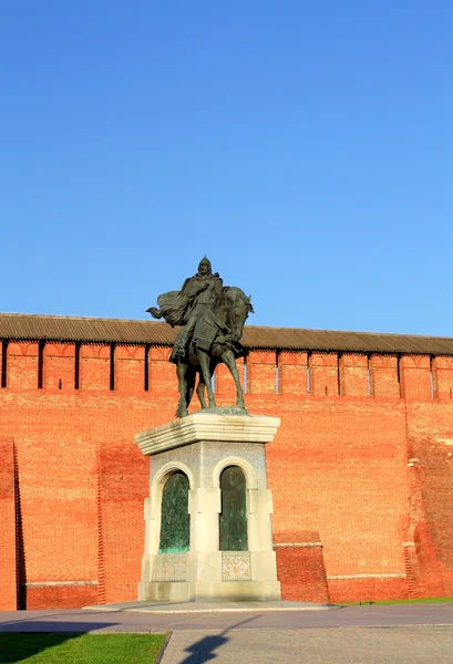 Pomnik Dymitr Doński w kolomna — Zdjęcie stockowe