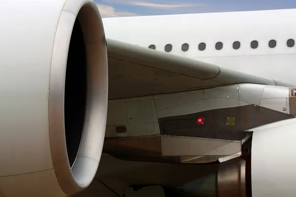 Авиационная турбина — стоковое фото