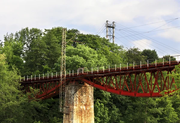 Ponte ferroviária — Fotografia de Stock