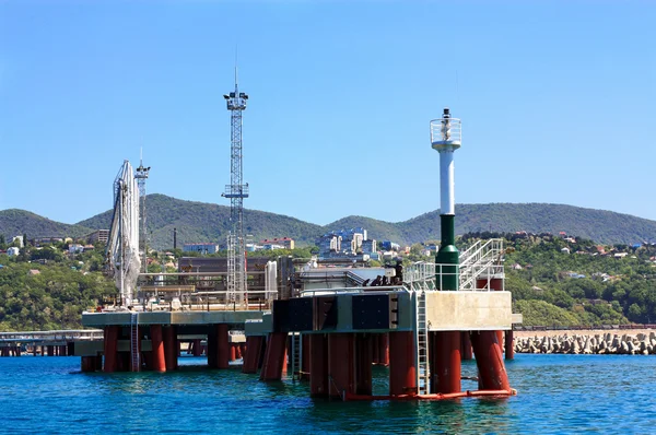 Seaport pier — Stock Photo, Image