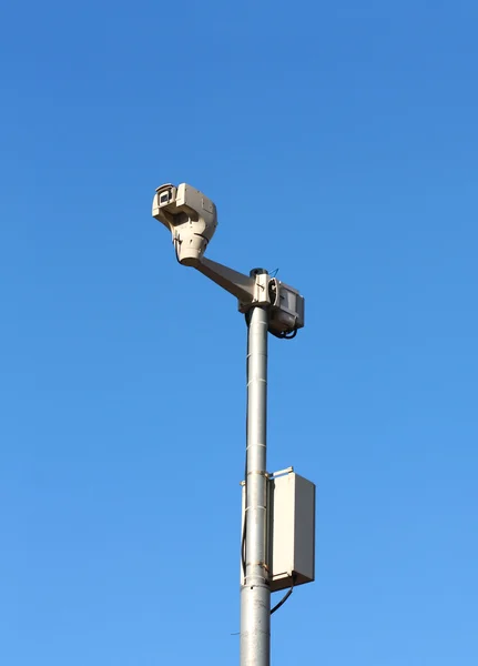 Câmera de segurança de vigilância — Fotografia de Stock