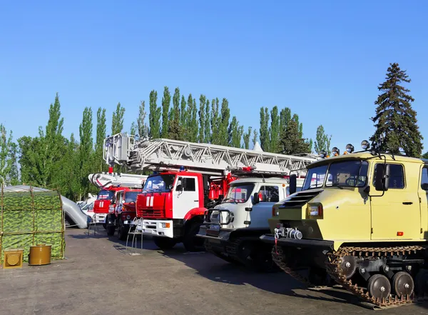 Carros de bombeiros — Fotografia de Stock