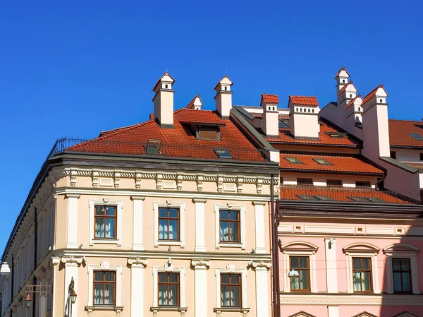 Väggen i den gamla tid byggnaden — Stockfoto