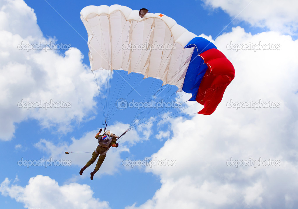 Descent by parachute
