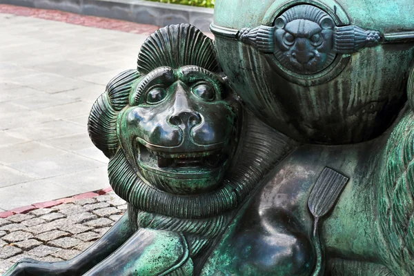 Sculpture d'un lion — Photo