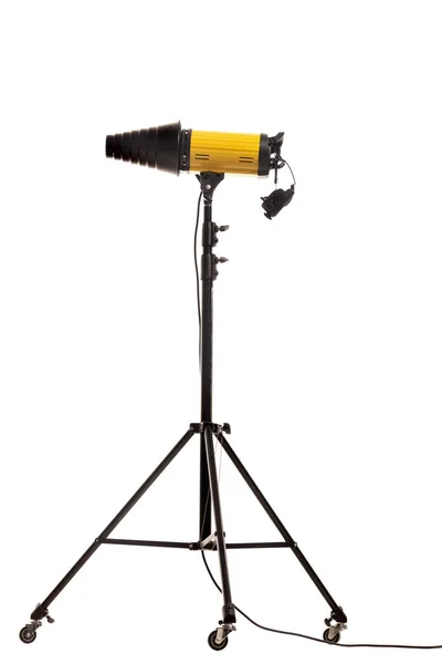 Flash Strobe Snoot Light Modificator Stand Wheels Studio Lighting Equipment — Fotografia de Stock
