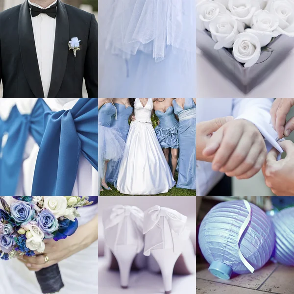 Wedding collage — Stock Photo, Image