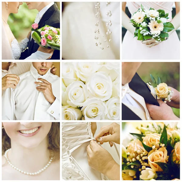 Wedding collage — Stock Photo, Image