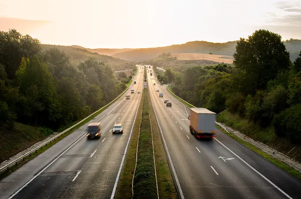 Traffico autostradale — Foto Stock