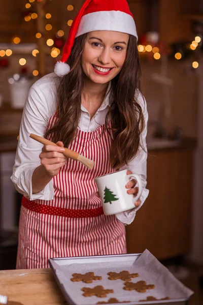 Kerstmis koken — Stockfoto