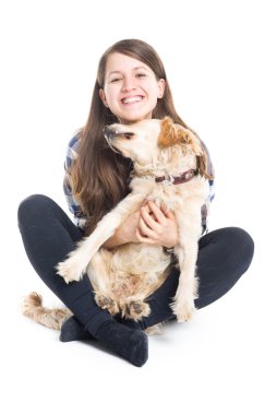 Köpeğimi seviyorum.