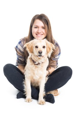 Köpeğimi seviyorum.