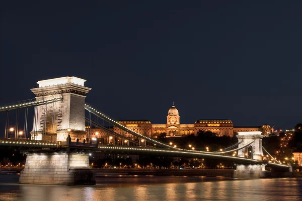 Budapest natten — Stockfoto