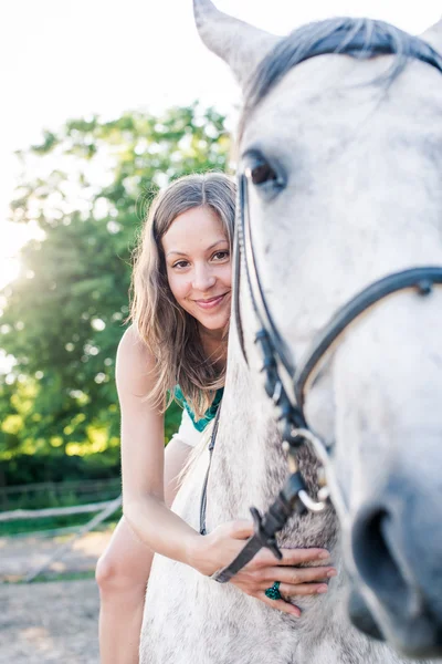 Équitation à cheval — Photo