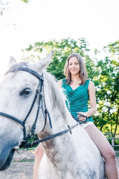 Horseback riding — Stock Photo, Image