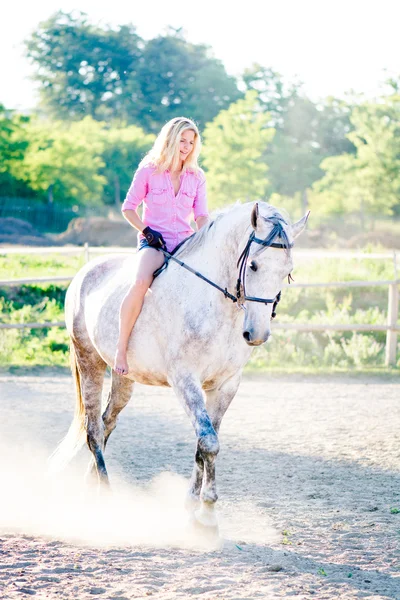 Horseback riding — Stock Photo, Image