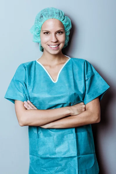 Freundliche Krankenschwester — Stockfoto