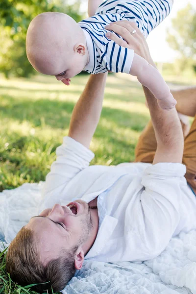 Eu e o meu pai — Fotografia de Stock