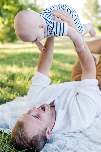 Eu e o meu pai — Fotografia de Stock