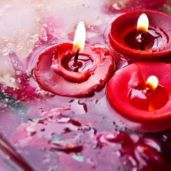 Spa candle — Stock Photo, Image