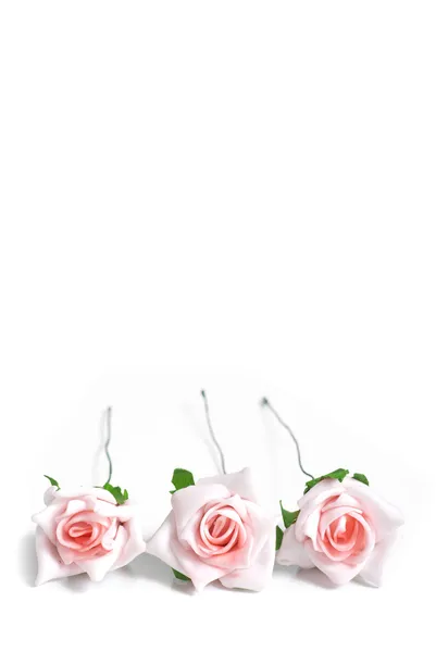 Three pink roses — Stock Photo, Image