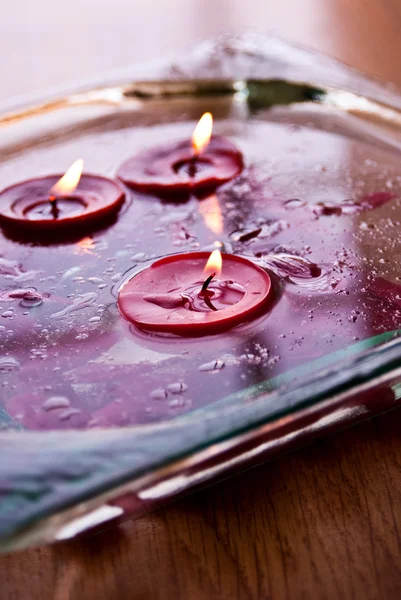 Spa candle — Stock Photo, Image